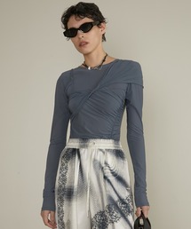 PRANK PROJECT | 【2025 Spring Pre-Order】アシンメトリーツイストボディスーツ / Asymmetric Twist Bodysuit(その他トップス)