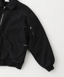 POP TRADING COMPANY フライトジャケット Pop Flight Jacket Black
