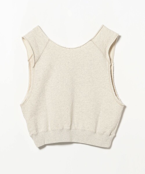 BEAMS BOY（ビームスボーイ）の「カットオフ スウェット ベスト（ベスト・レディース・ナチュラル/バイオレット・ONE SIZE）」の14枚目の写真