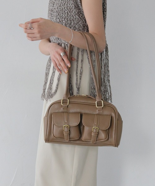 【セール】【CLEIO】ベルテッドスクエアショルダーバッグ（ショルダーバッグ）｜CLEIO（クレイオ）