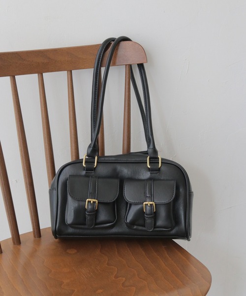 【セール】【CLEIO】ベルテッドスクエアショルダーバッグ（ショルダーバッグ）｜CLEIO（クレイオ）