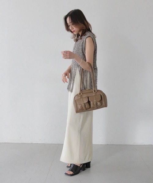 【セール】【CLEIO】ベルテッドスクエアショルダーバッグ（ショルダーバッグ）｜CLEIO（クレイオ）