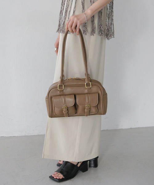 【セール】【CLEIO】ベルテッドスクエアショルダーバッグ（ショルダーバッグ）｜CLEIO（クレイオ）