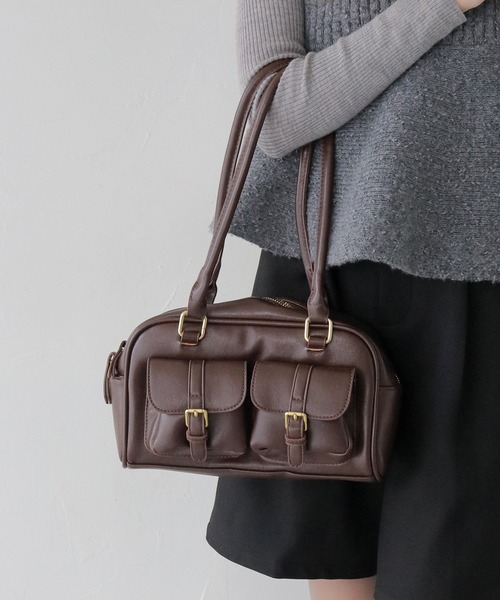 【セール】【CLEIO】ベルテッドスクエアショルダーバッグ（ショルダーバッグ）｜CLEIO（クレイオ）