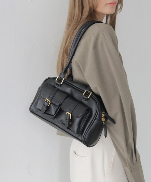 【セール】【CLEIO】ベルテッドスクエアショルダーバッグ（ショルダーバッグ）｜CLEIO（クレイオ）