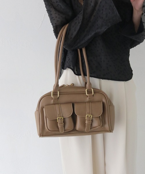 【セール】【CLEIO】ベルテッドスクエアショルダーバッグ（ショルダーバッグ）｜CLEIO（クレイオ）