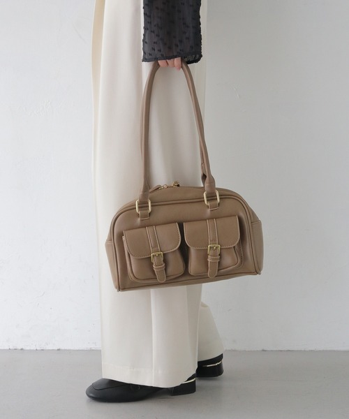 【セール】【CLEIO】ベルテッドスクエアショルダーバッグ（ショルダーバッグ）｜CLEIO（クレイオ）