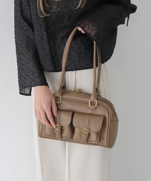 【セール】【CLEIO】ベルテッドスクエアショルダーバッグ（ショルダーバッグ）｜CLEIO（クレイオ）