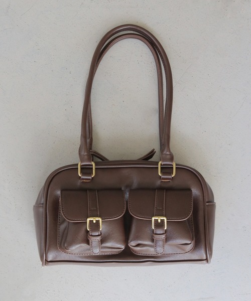 【セール】【CLEIO】ベルテッドスクエアショルダーバッグ（ショルダーバッグ）｜CLEIO（クレイオ）