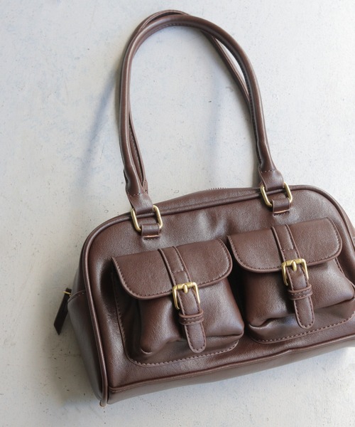 【セール】【CLEIO】ベルテッドスクエアショルダーバッグ（ショルダーバッグ）｜CLEIO（クレイオ）