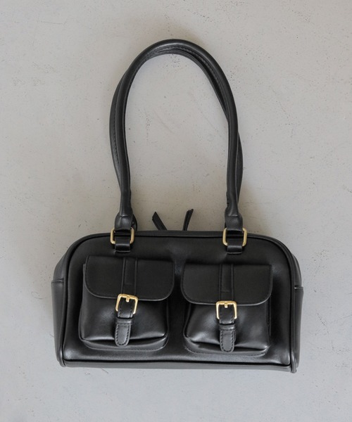 【セール】【CLEIO】ベルテッドスクエアショルダーバッグ（ショルダーバッグ）｜CLEIO（クレイオ）