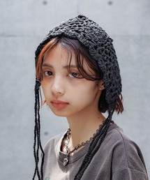 PAGEBOY | カギアミボンネット(ハット)