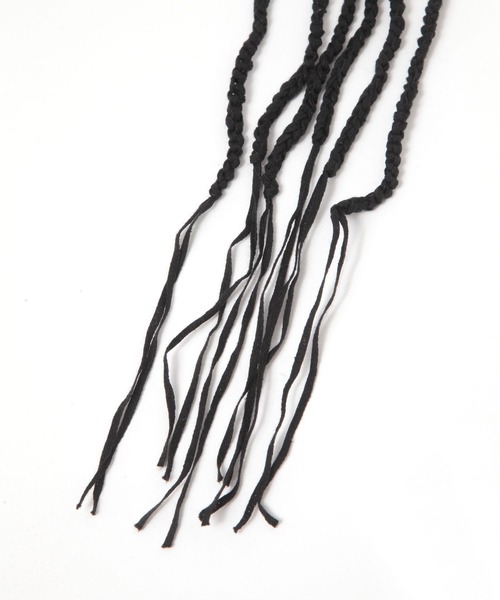 PAGEBOY（ページボーイ）の「カギアミボンネット（ハット・レディース・ブラック/オフホワイト・FREE）」の6枚目の写真