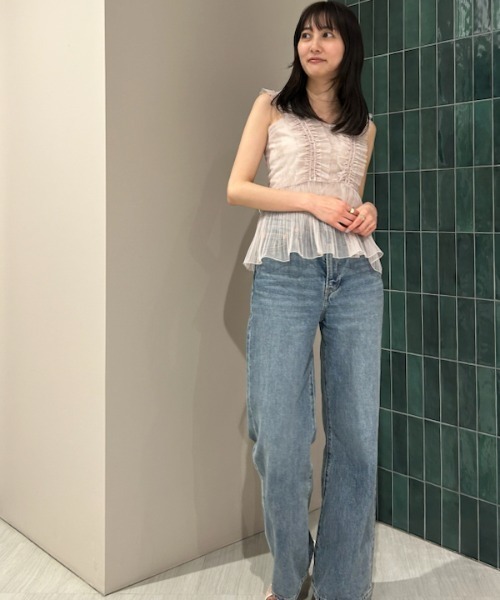 Sustainableチュールキャミブラウス　snidel Sustainableチュールキャミブラウス(シャツ・ブラウス