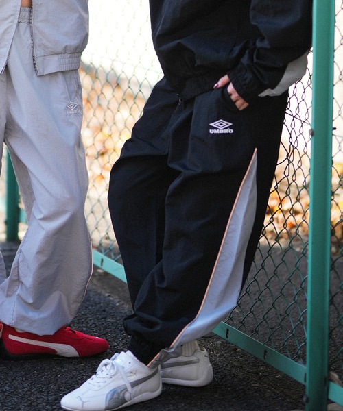 UMBROｘムラサキスポーツ トラックパンツ ブラック Lサイズ umbro（アンブロ） スウェットパンツ ジャージ UMBROxムラサキ