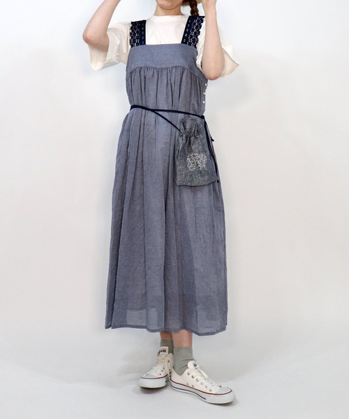 haupia(ハウピア)の「旅する花。【ワンピース】(ワンピース・レディース・オフホワイト/チャコールグレー/ネイビー・MEDIUM)」の1枚目の写真