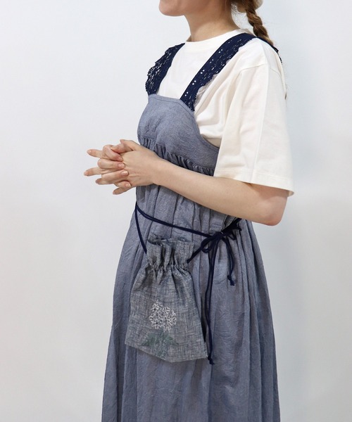 haupia(ハウピア)の「旅する花。【ワンピース】(ワンピース・レディース・オフホワイト/チャコールグレー/ネイビー・MEDIUM)」の8枚目の写真