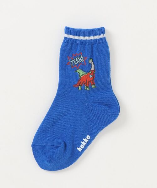 HAKKA BABY（ハッカベビー）の「[ベビー]スーパーDINOヒーローソックス（ソックス/靴下・キッズ・イエロー/ブルー・S/M）」の2枚目の写真