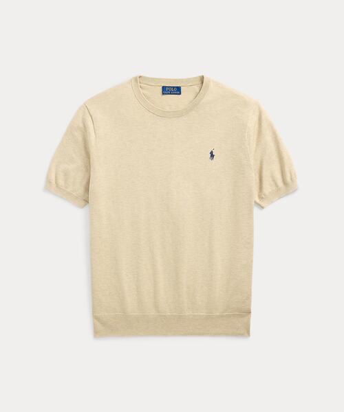 POLO RALPH LAUREN（ポロ ラルフ ローレン）の「コットン クルーネック ショートスリーブ セーター（ニット/セーター・メンズ・ブラウン・S/M/L/XL/XS）」の7枚目の写真