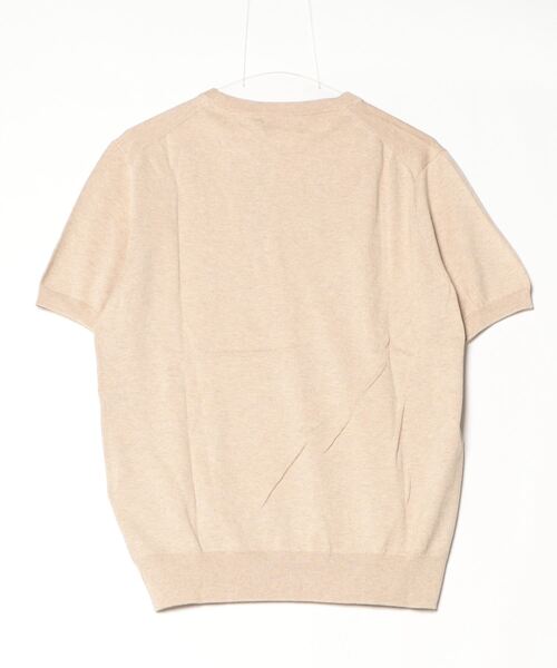 POLO RALPH LAUREN（ポロ ラルフ ローレン）の「コットン クルーネック ショートスリーブ セーター（ニット/セーター・メンズ・ブラウン・S/M/L/XL/XS）」の2枚目の写真