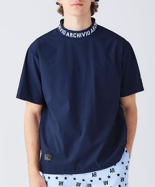archivio(アルチビオ)の「<MENS>ロゴネック半袖プルオーバー(Tシャツ/カットソー・メンズ・ホワイト/ネイビー・L/M/LL)」の9枚目の写真