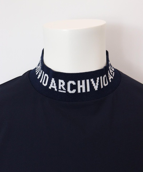 archivio(アルチビオ)の「<MENS>ロゴネック半袖プルオーバー(Tシャツ/カットソー・メンズ・ホワイト/ネイビー・L/M/LL)」の4枚目の写真