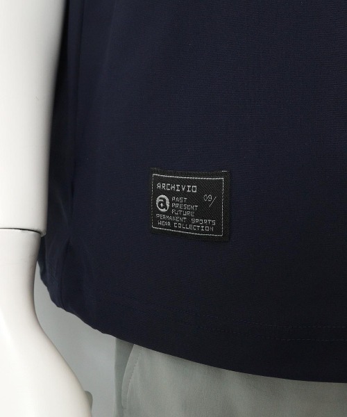 archivio(アルチビオ)の「<MENS>ロゴネック半袖プルオーバー(Tシャツ/カットソー・メンズ・ホワイト/ネイビー・L/M/LL)」の5枚目の写真