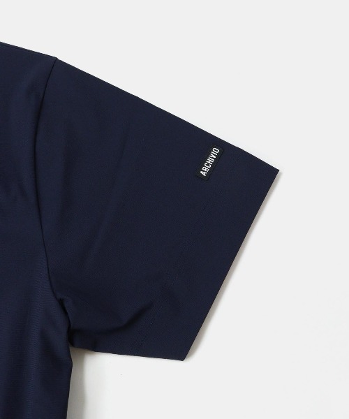 archivio(アルチビオ)の「<MENS>ロゴネック半袖プルオーバー(Tシャツ/カットソー・メンズ・ホワイト/ネイビー・L/M/LL)」の7枚目の写真