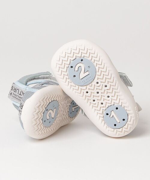 IFME(イフミー)の「BABY|ifme nature ワイドテープウォーターシューズ(サンダル・キッズ・ブルー/ベージュ・12.0cm/12.5cm/13.0cm/13.5cm/14.0cm/14.5cm/15.0cm)」の17枚目の写真