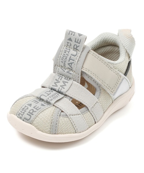 IFME(イフミー)の「BABY|ifme nature ワイドテープウォーターシューズ(サンダル・キッズ・ブルー/ベージュ・12.0cm/12.5cm/13.0cm/13.5cm/14.0cm/14.5cm/15.0cm)」の4枚目の写真