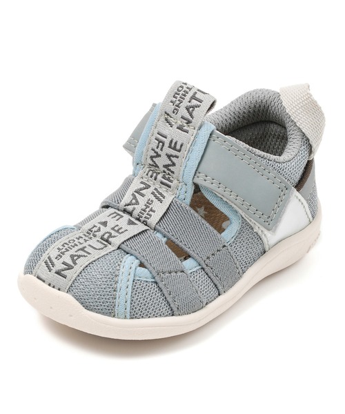 IFME(イフミー)の「BABY|ifme nature ワイドテープウォーターシューズ(サンダル・キッズ・ブルー/ベージュ・12.0cm/12.5cm/13.0cm/13.5cm/14.0cm/14.5cm/15.0cm)」の11枚目の写真