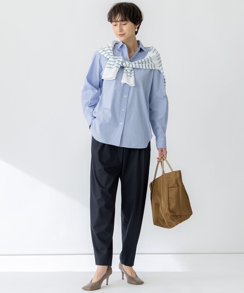 洗える】Armor-lux スムース パネルボーダー カットソー（Tシャツ