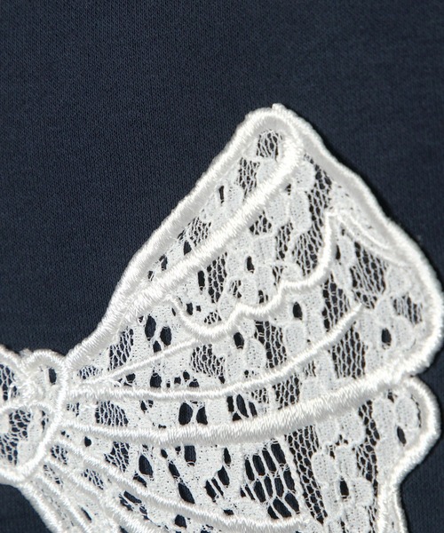 Heather（ヘザー）の「リボン刺繍裏毛スウェット　324835（スウェット・レディース・ネイビー/グレー/オートミール・FREE）」の13枚目の写真