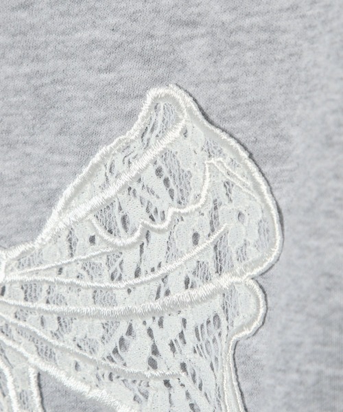 Heather（ヘザー）の「リボン刺繍裏毛スウェット　324835（スウェット・レディース・ネイビー/グレー/オートミール・FREE）」の15枚目の写真