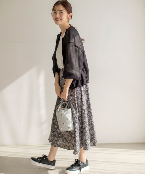 エニィスィス　新品　【洗える】ドルマンシアー ブルゾン any SiS｜【洗える】ドルマンシアー ブルゾン | Rakuten Fashion