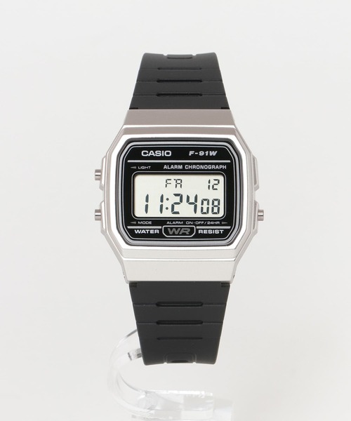 CASIO(カシオ)の「CASIO F-91WM(アナログ腕時計・メンズ・オリーブ/シルバー・FREE)」の2枚目の写真