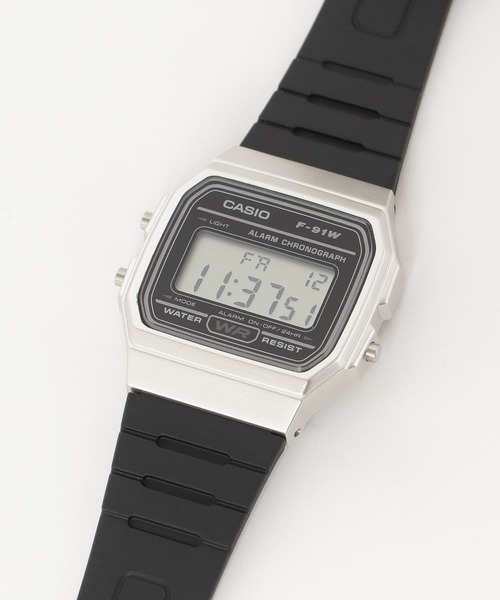 CASIO(カシオ)の「CASIO F-91WM(アナログ腕時計・メンズ・オリーブ/シルバー・FREE)」の6枚目の写真