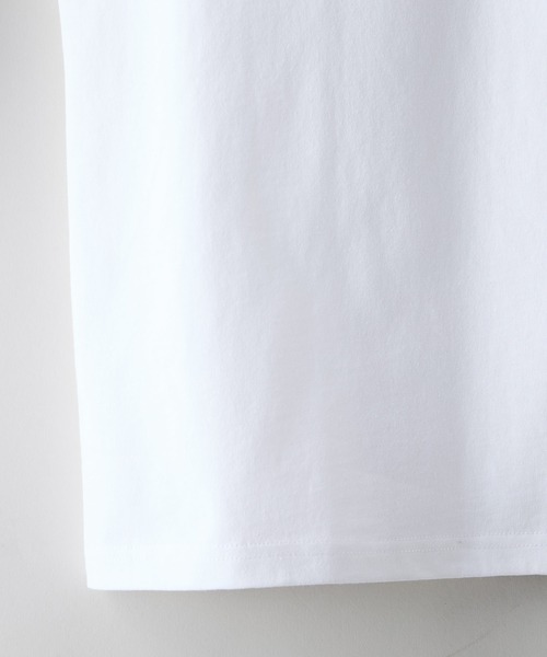 ragged mountain(ラギットマウンテン)の「【RAGGED MOUNTAIN/ラギットマウンテン】エンボス加工ロゴロンT(Tシャツ/カットソー・メンズ・ホワイト/ブラック/パープル/ベージュ/ブラウン/ネイビー・MEDIUM/LARGE/X-LARGE)」の11枚目の写真
