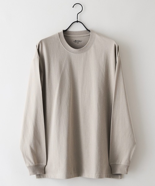 ragged mountain(ラギットマウンテン)の「【RAGGED MOUNTAIN/ラギットマウンテン】エンボス加工ロゴロンT(Tシャツ/カットソー・メンズ・ホワイト/ブラック/パープル/ベージュ/ブラウン/ネイビー・MEDIUM/LARGE/X-LARGE)」の16枚目の写真