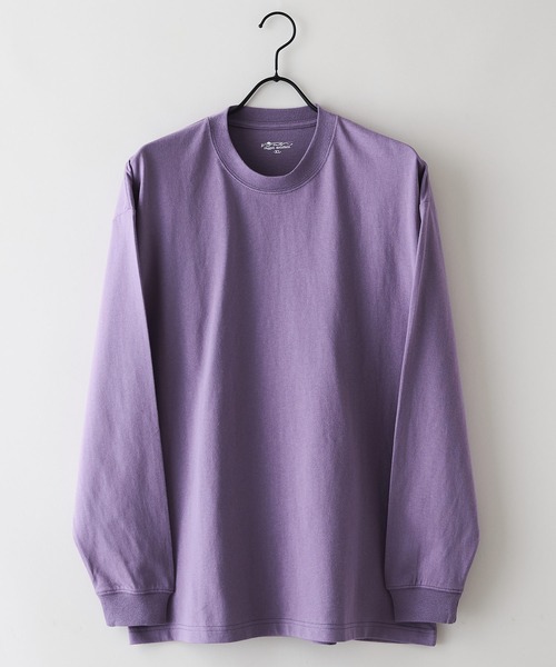 ragged mountain(ラギットマウンテン)の「【RAGGED MOUNTAIN/ラギットマウンテン】エンボス加工ロゴロンT(Tシャツ/カットソー・メンズ・ホワイト/ブラック/パープル/ベージュ/ブラウン/ネイビー・MEDIUM/LARGE/X-LARGE)」の19枚目の写真