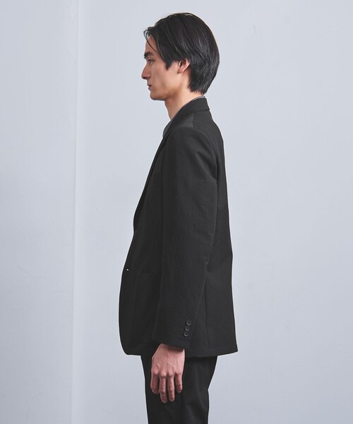 UNITED ARROWS（ユナイテッドアローズ）の「ドビー シングル 2ボタン テーラードジャケット UA COZY ―ストレッチ・撥水・ウォッシャブル・防しわ―（テーラードジャケット・メンズ・ブラック/ネイビー/グレー・S/M/L/XL/XXL）」の11枚目の写真