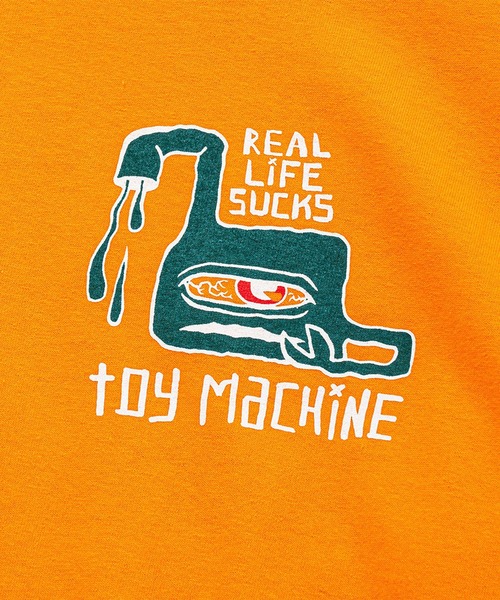 TOY　MACHINE（トイ　マシーン）の「TM NEVER ENNDING LONG TEE（Tシャツ/カットソー・メンズ・ブラック/オレンジ・M/L/XL）」の10枚目の写真