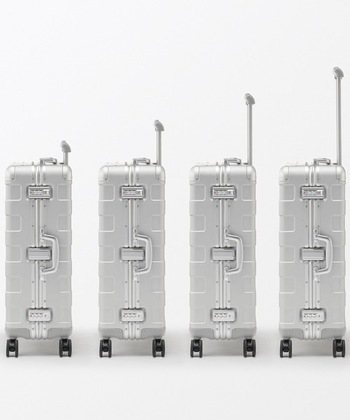 MUJI Labo(ムジラボ)の「〔MUJI Labo〕アルミハードキャリーケース60リットル(スーツケース/キャリーバッグ・メンズ・シルバー・FREE)」の11枚目の写真