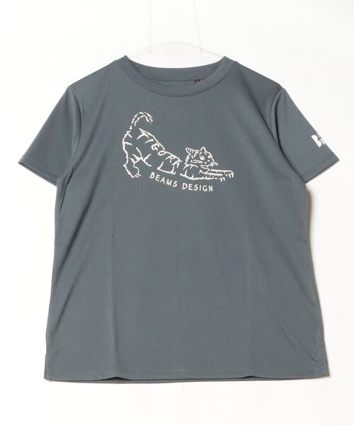 TIGORA by BEAMS DESIGN（ティゴラバイビームスデザイン）の「ティゴラ ビームス TIGORA BEAMS グラフィックTシャツ（Tシャツ/カットソー・レディース・ピンク/ホワイト/グレー・S/M/L/XL）」の3枚目の写真