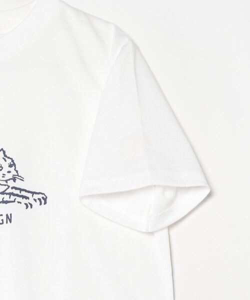 TIGORA by BEAMS DESIGN（ティゴラバイビームスデザイン）の「ティゴラ ビームス TIGORA BEAMS グラフィックTシャツ（Tシャツ/カットソー・レディース・ピンク/ホワイト/グレー・S/M/L/XL）」の5枚目の写真