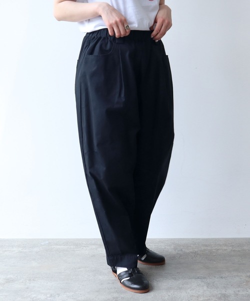 bulle de savon 馬布タックパンツ △馬布タックパンツ（その他パンツ）｜bulle de savon