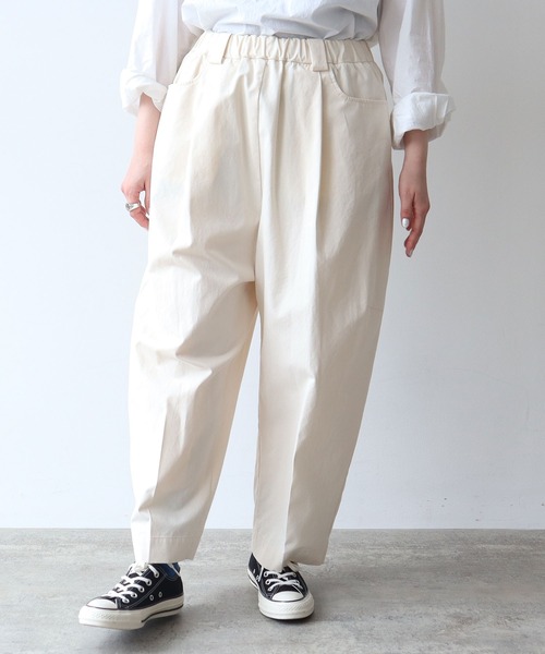 bulle de savon 馬布タックパンツ △馬布タックパンツ（その他パンツ）｜bulle de savon