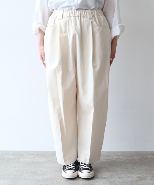 bulle de savon 馬布タックパンツ △馬布タックパンツ（その他パンツ）｜bulle de savon