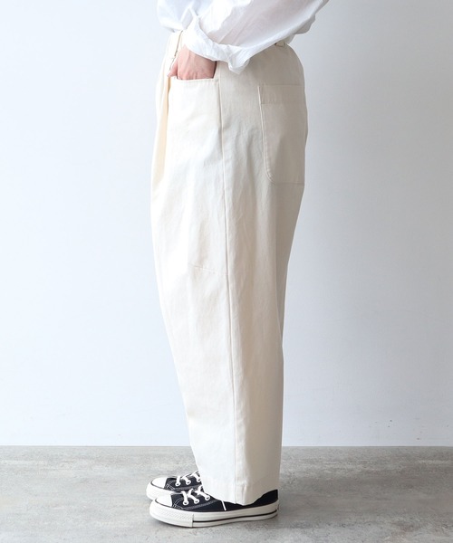 △馬布タックパンツ（その他パンツ）｜bulle de savon