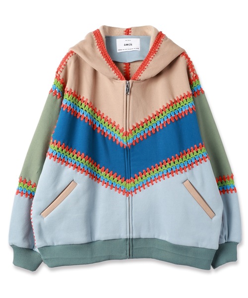 amok（アモク）の「HAND KNITTING FOODIE（ブルゾン・メンズ・その他2/その他1・S/M/L）」の6枚目の写真